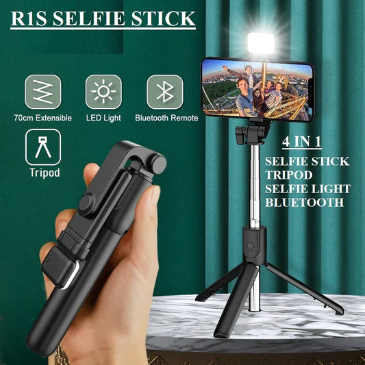 Selfie Stick With Led Light