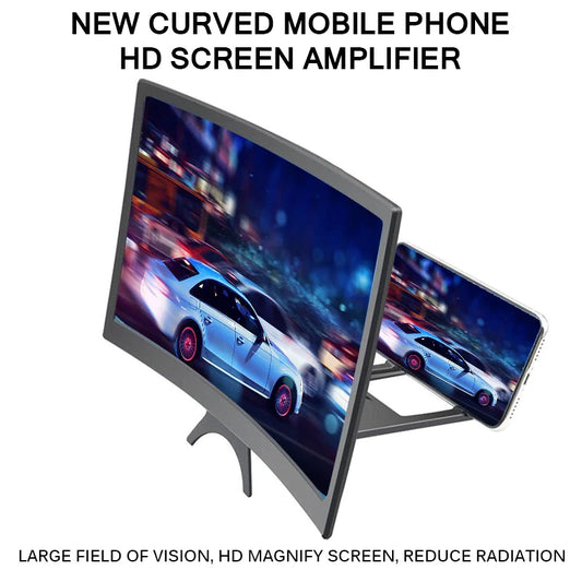 12 Inch Curved Mobile Phone Screen Magnifier